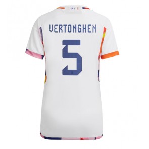 Belgien Jan Vertonghen #5 Replika Udebanetrøje Dame VM 2022 Kortærmet